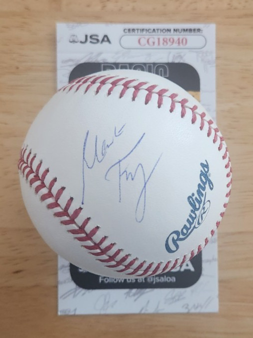 Martin Fry Signed Official MLB Baseball w/ JSA COA #CG18940 ABC Band Inscription
