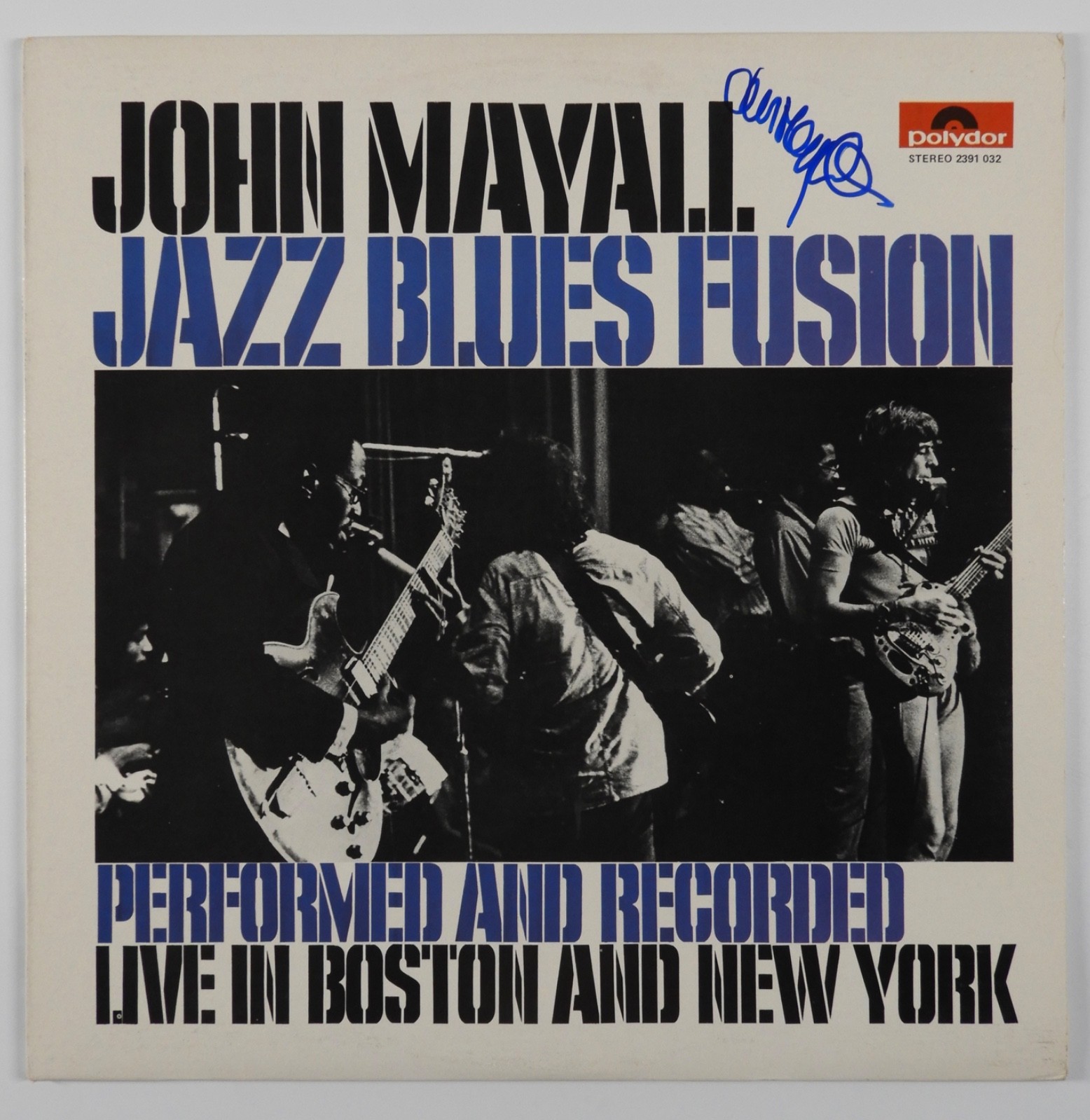 John Mayall JSA Signed Autograph Record Album Vinyl Jazz Blues Fusion