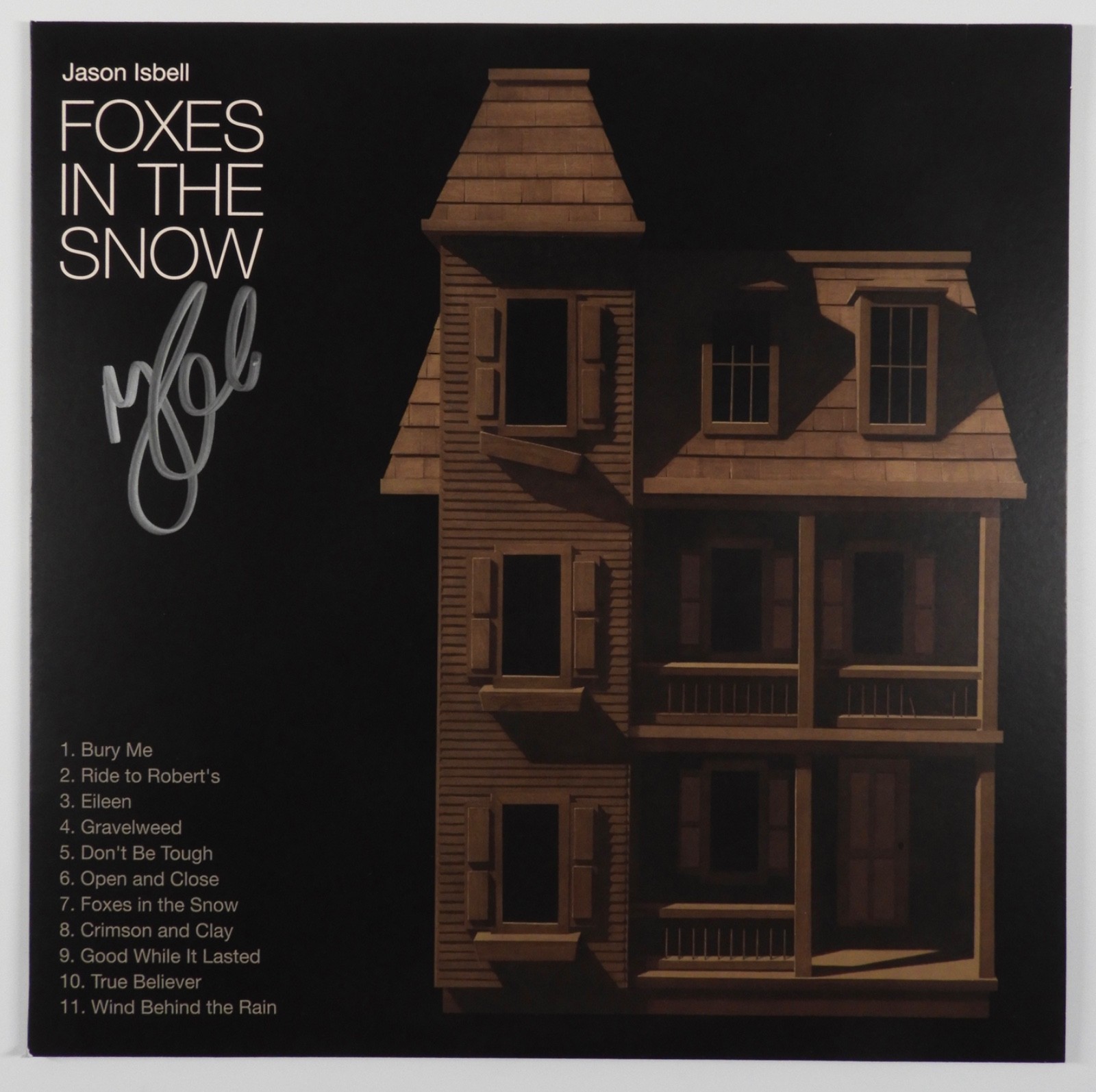 Jason Isbell JSA Signed Autograph Record Album Vinyl Foxes In The Snow