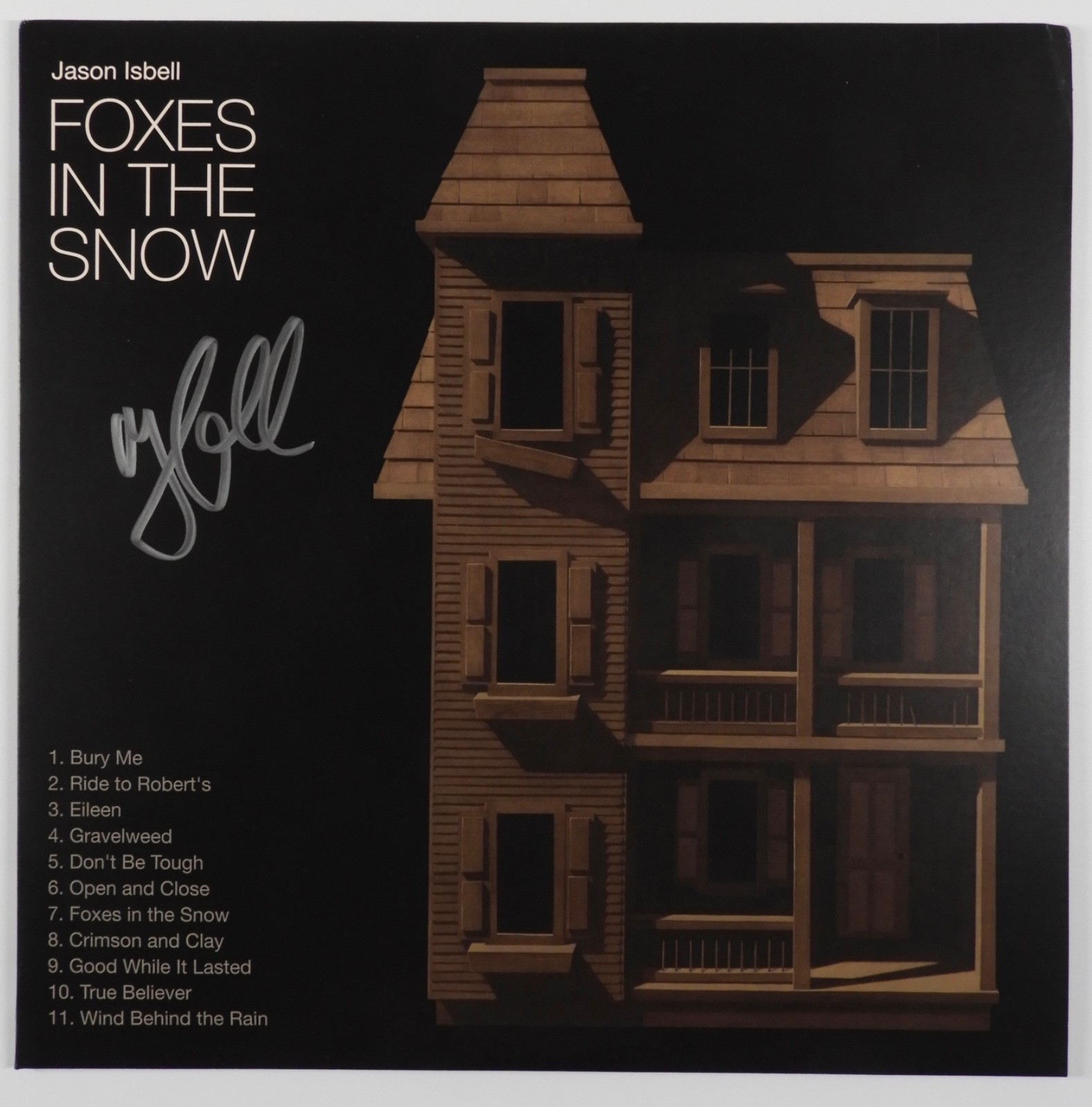 Jason Isbell JSA Signed Autograph Record Album Vinyl Foxes In The Snow