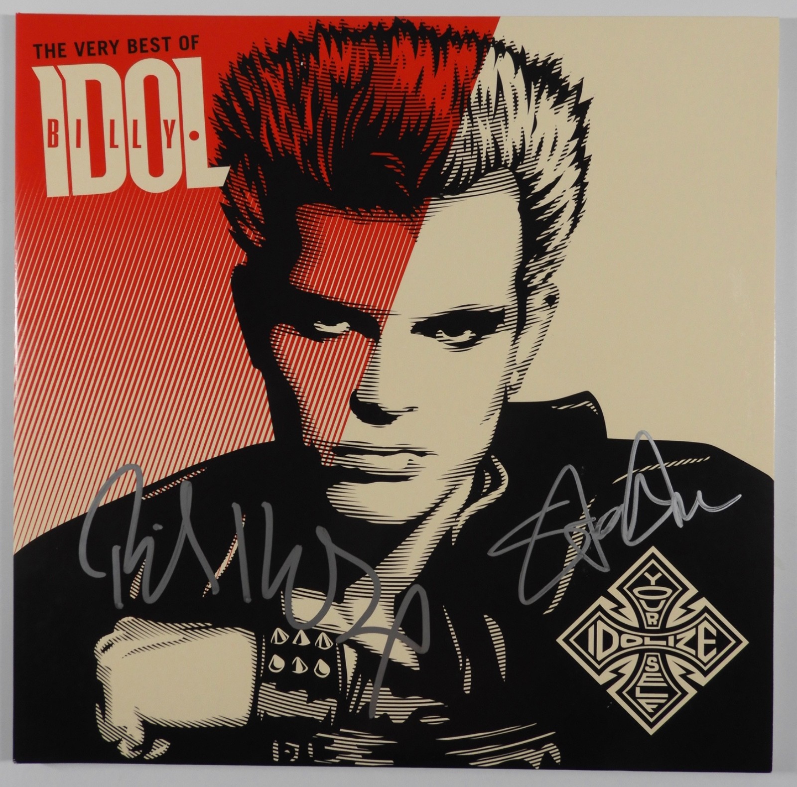 Billy Idol Steve Stevens JSA Signed Autograph Album Record Vinyl Very Best Of