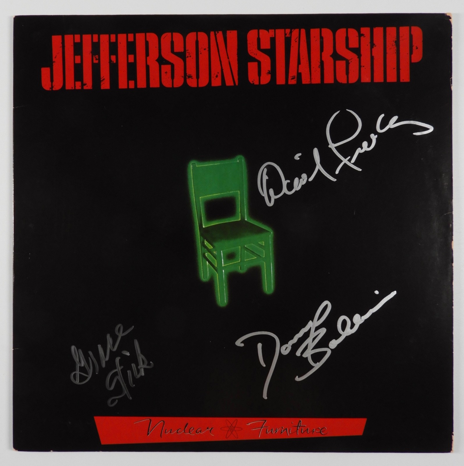 Jefferson Starship JSA Signed Autograph Record Album Vinyl Nuclear Furniture