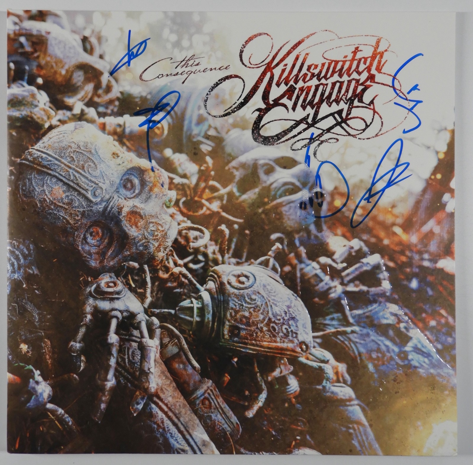 Killswitch Engage JSA Fully Signed Autograph Record Album Vinyl This Consequence