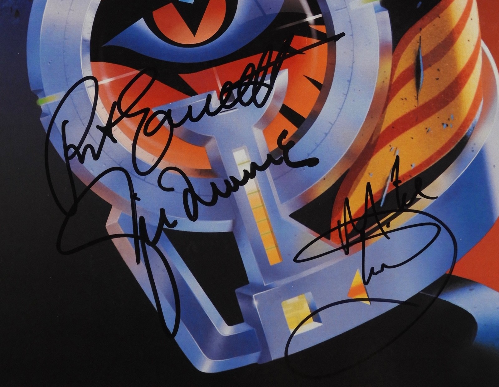 Triumph JSA  Signed Autograph Record Album Vinyl Surveillance Rik Emmett +