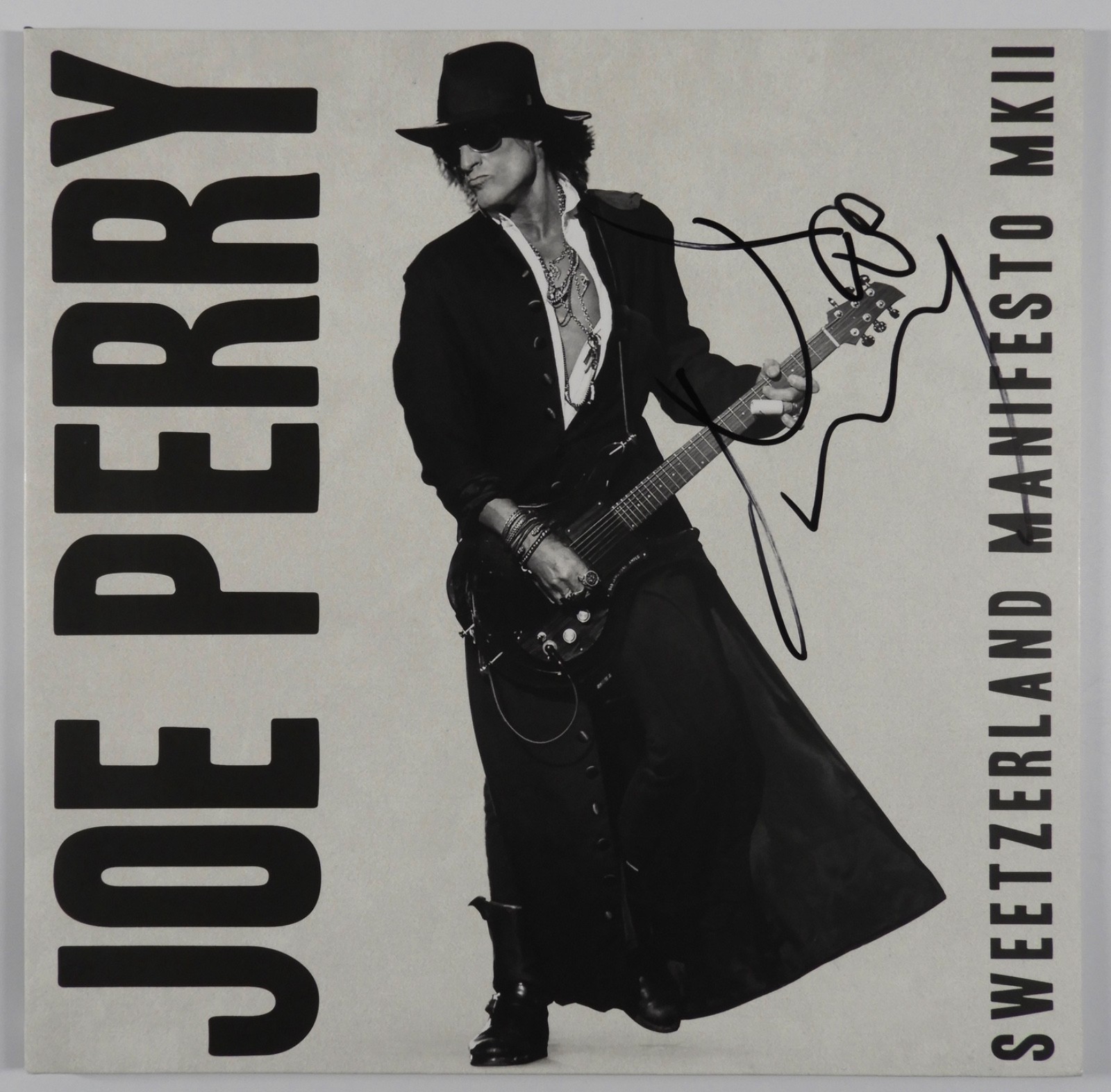 Joe Perry JSA  Signed Autograph Record Album Vinyl Sweetzerland Manifesto MKII