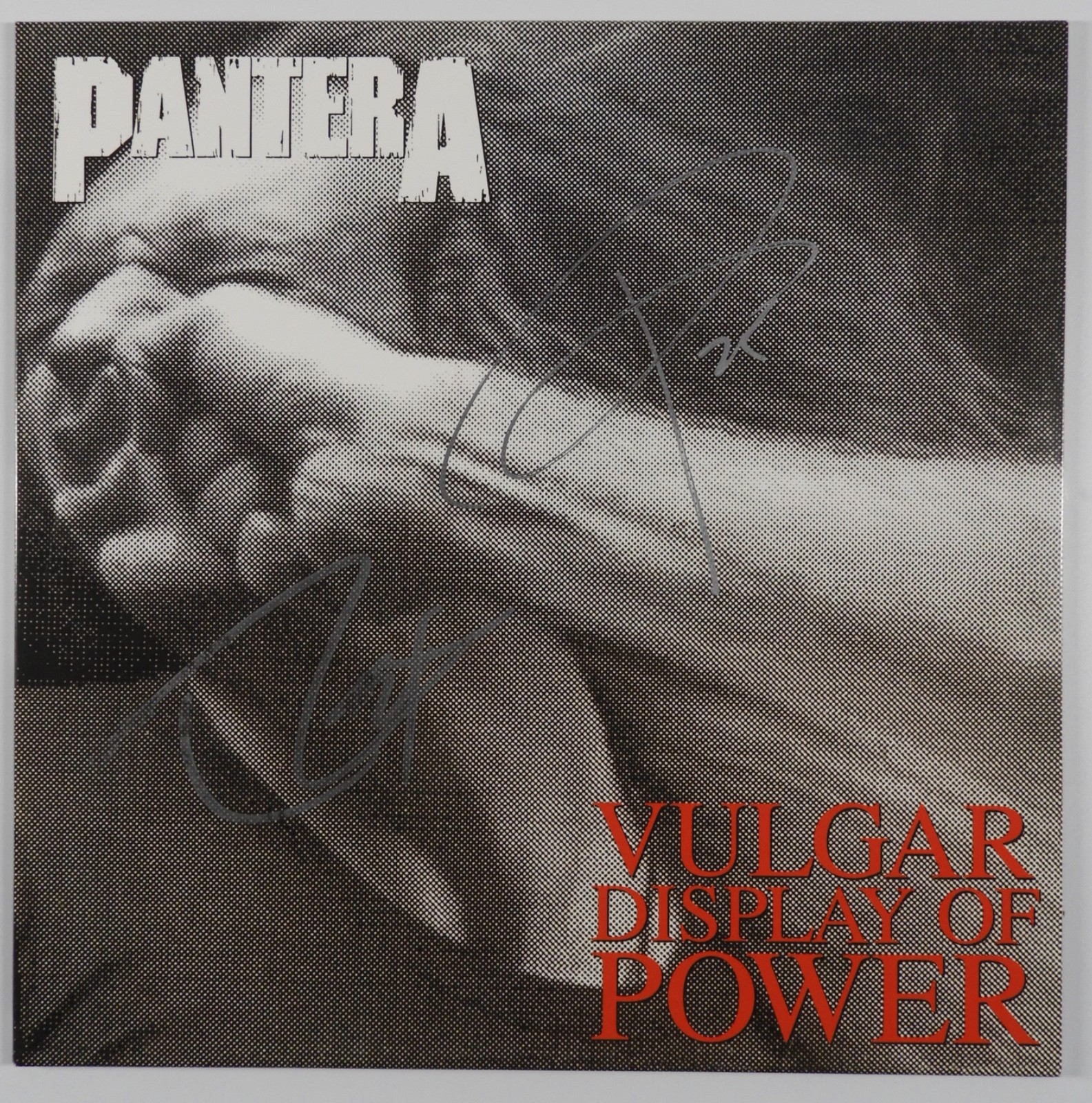 Pantera JSA  Signed Autograph Record Album Vinyl Vulgar Display Of Power