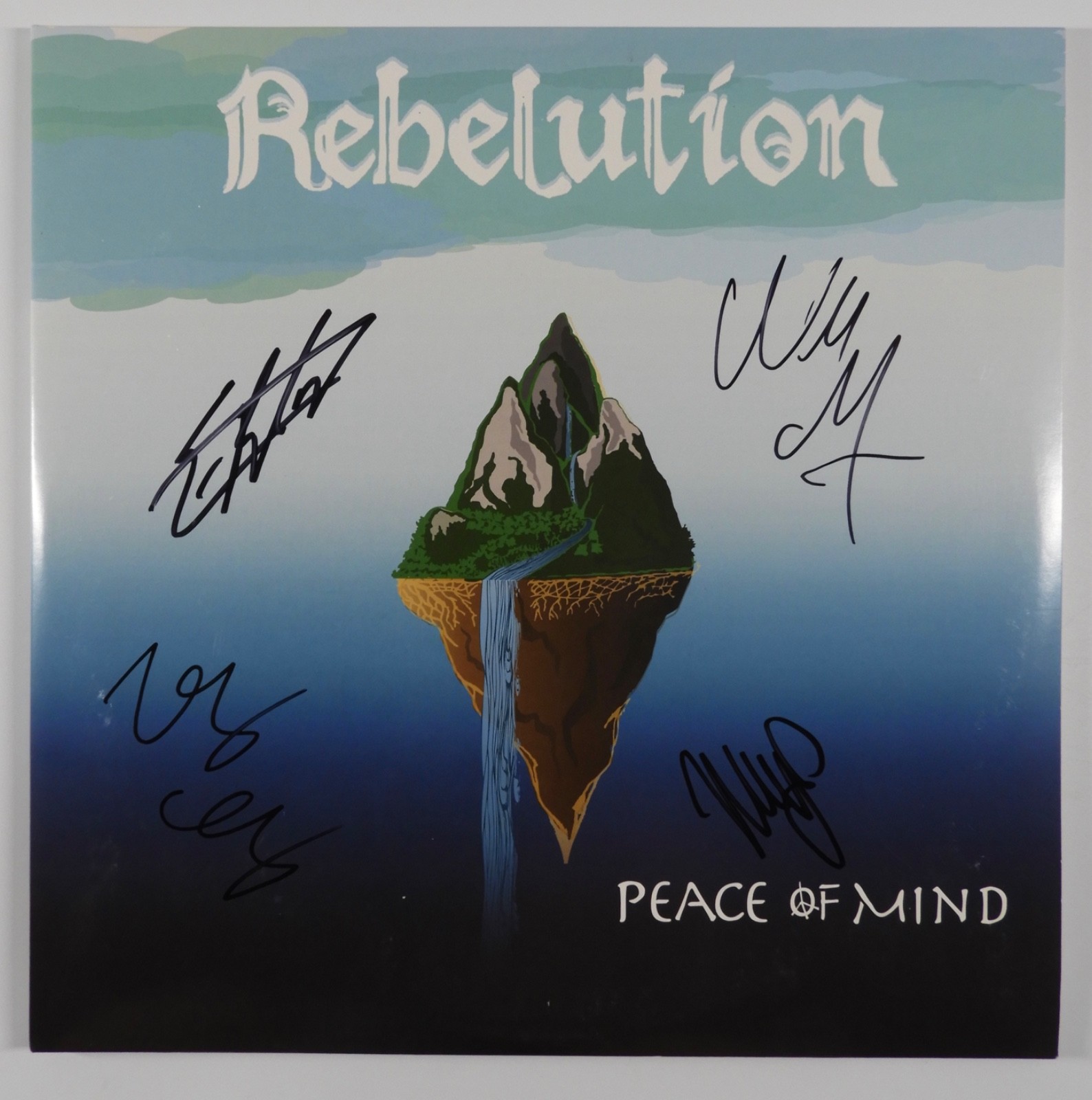 Rebelution JSA  Signed Autograph Record Album Vinyl Peace Of Mind