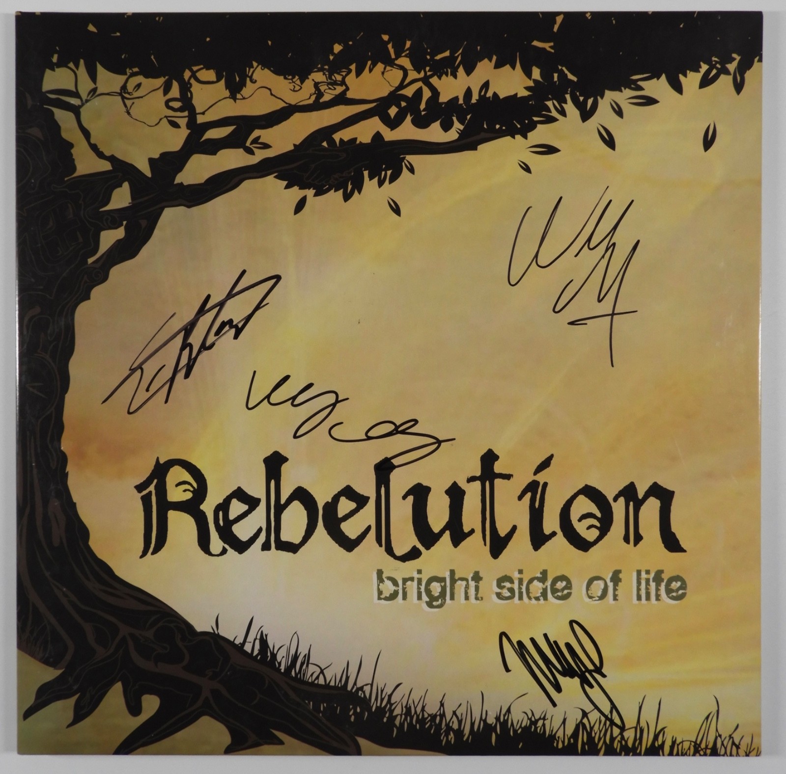 Rebelution JSA  Signed Autograph Record Album Vinyl Bright Side Of Life