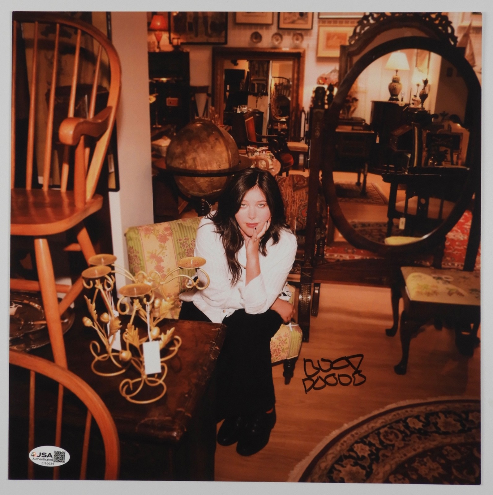 Lucy Dacus JSA  Signed Autograph Record Album Insert Forever Is A Feeling