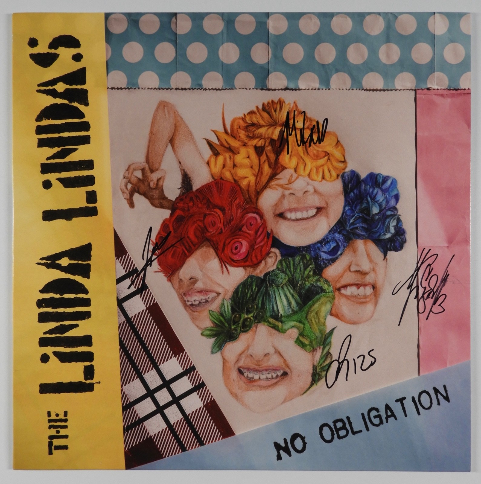 The Linda Lindas JSA Fully Signed Autograph Record Album No Obligation