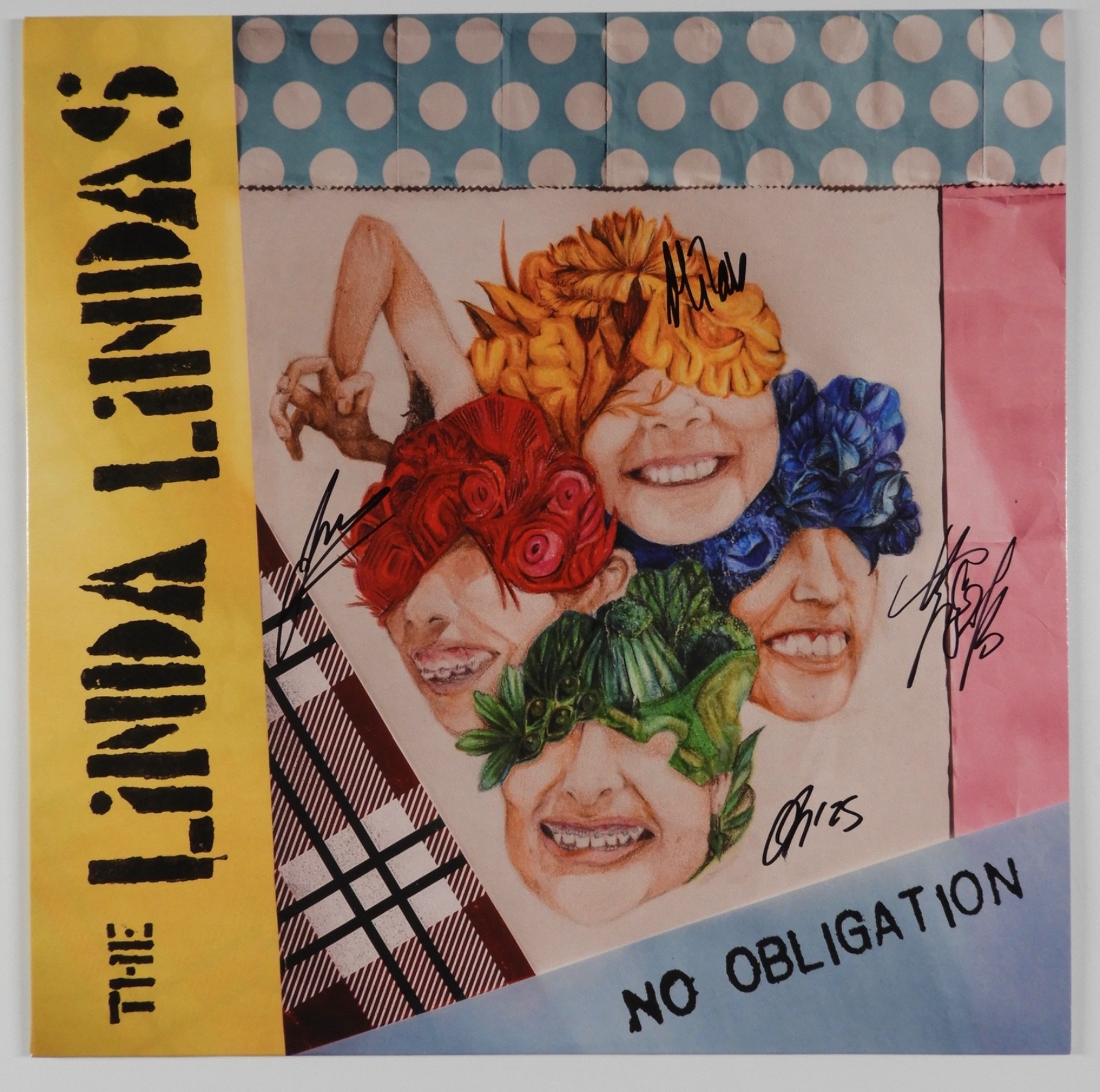 The Linda Lindas JSA Fully Signed Autograph Record Album No Obligation