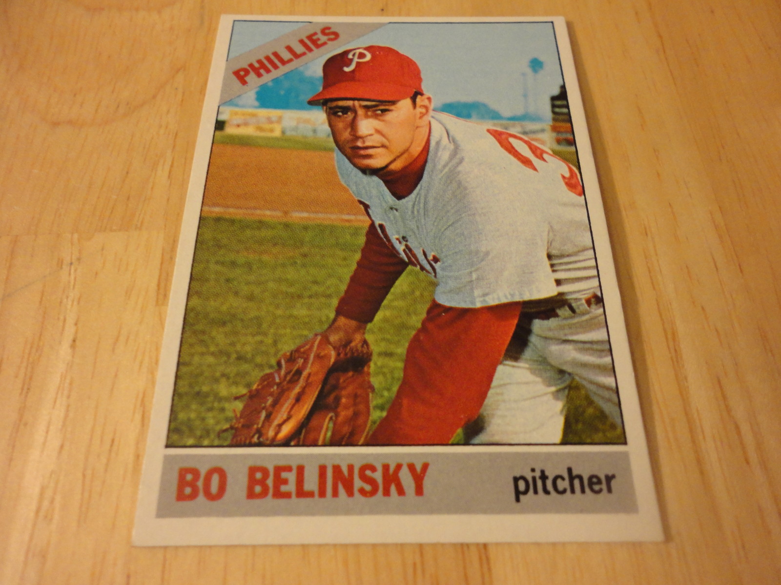 BO BELINSKY PHILLIES 1966 TOPPS #506 SP CARD RARE VINTAGE RARE