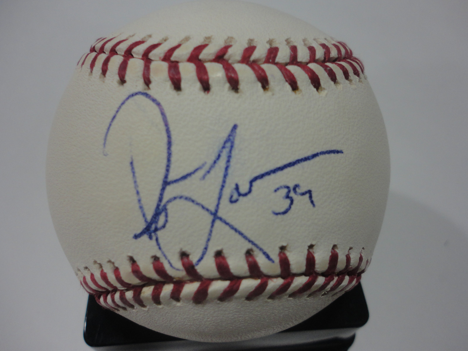 PRESTON LARRISON DETROIT TIGERS SIGNED AUTOGRAPHED M.L. BASEBALL W/COA