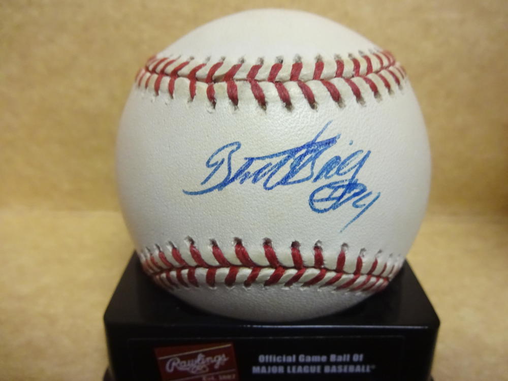 BENITO BAEZ FLORIDA MARLINS 2001 RARE SIGNED M.L. BASEBALL W/COA