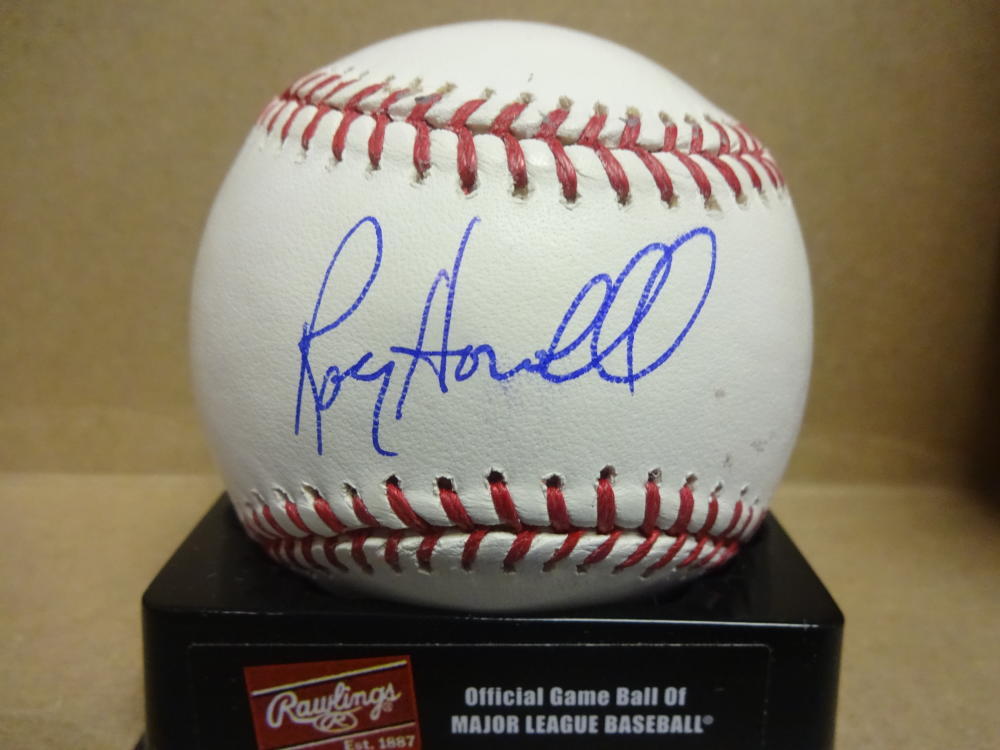 ROY HOWELL TORONTO BLUE JAYS SIGNED M.L. BASEBALL W/COA