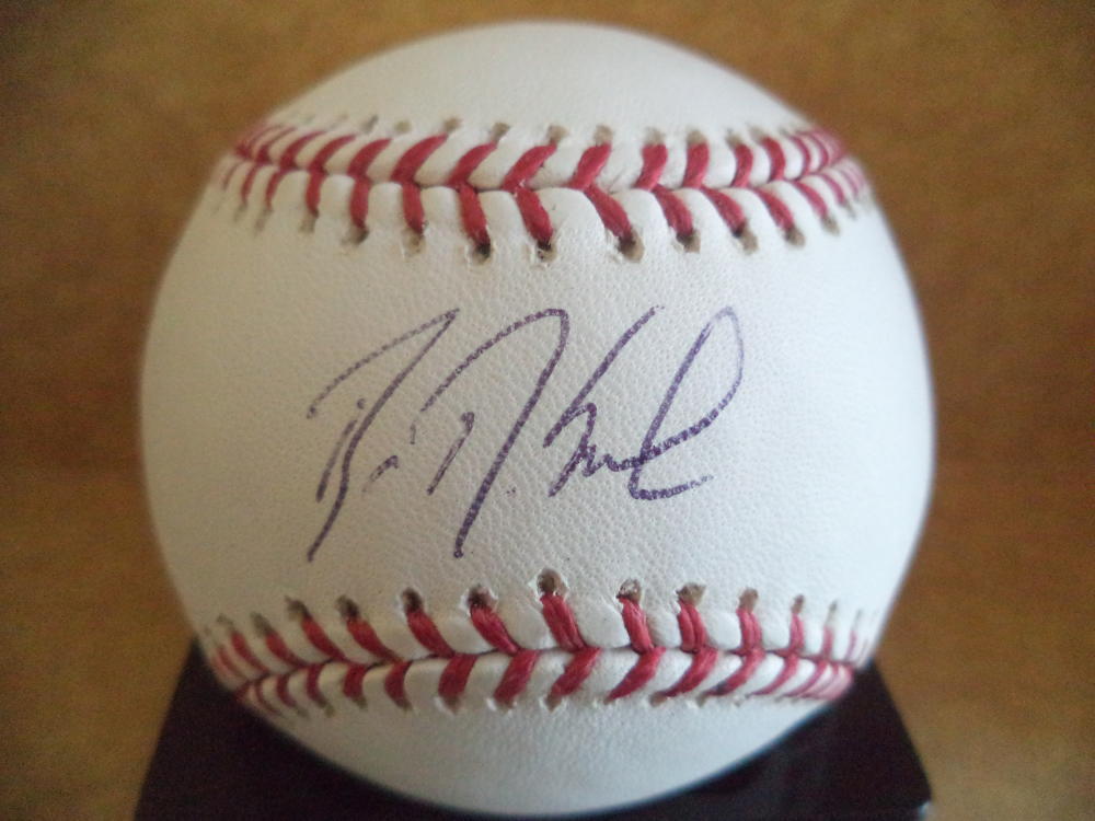 BRIAN DAUBACH BOSTON RED SOX/METS/WHITE SOX SIGNED AUTO M.L. BASEBALL W/COA