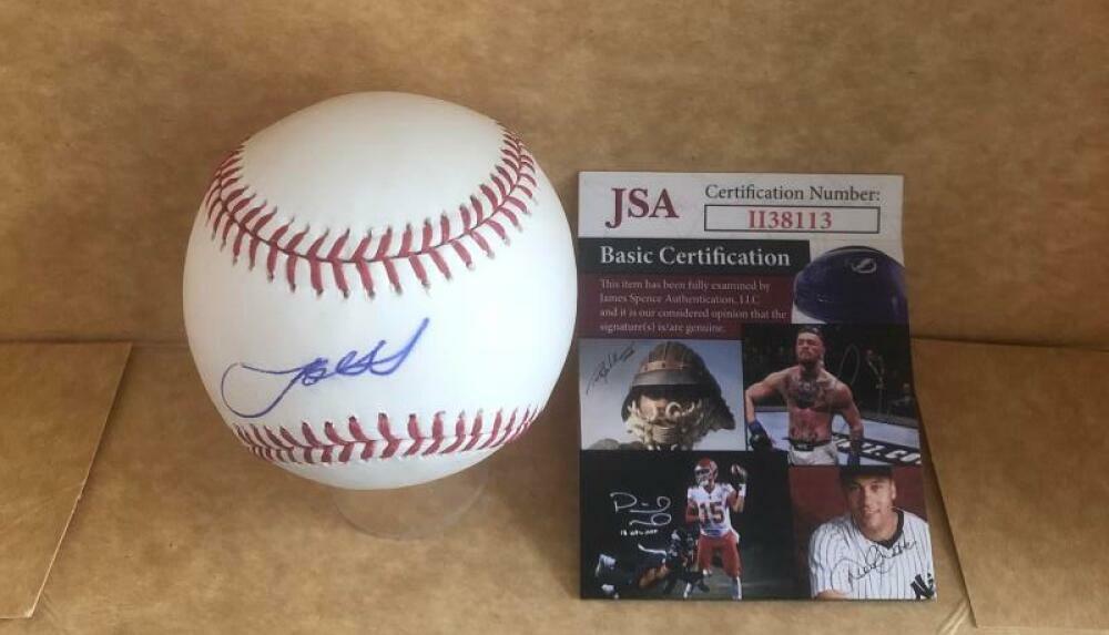 JOSH BECKETT BOSTON RED SOX SIGNED AUTOGRAPHED M.L. BASEBALL JSA 1138113