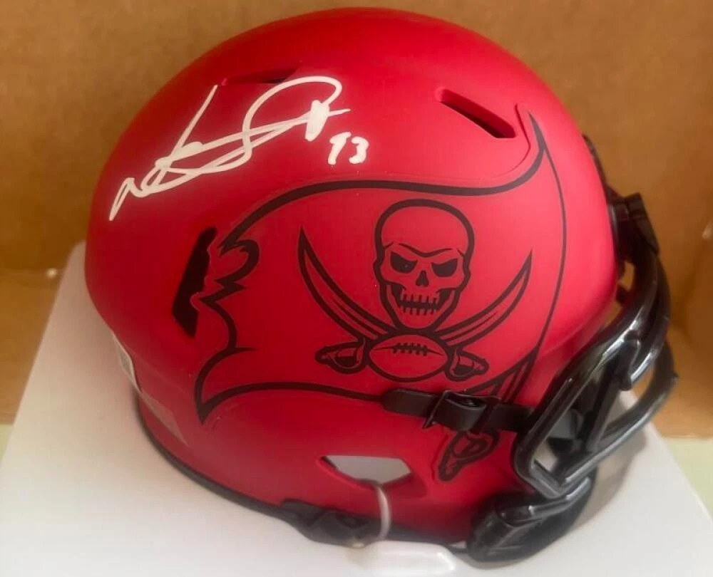 NDAMUKONG SUH SIGNED RAVE BUCS MINI HELMET BECKETT AUTHENTIC
