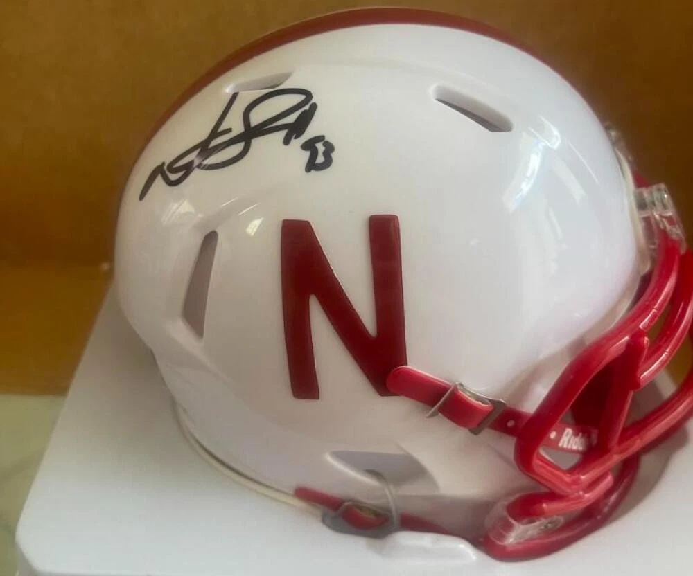NDAMUKONG SUH SIGNED NEBRASKA SPEED MINI HELMET BECKETT AUTHENTIC
