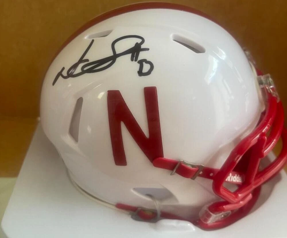NDAMUKONG SUH SIGNED NEBRASKA SPEED MINI HELMET BECKETT AUTHENTIC