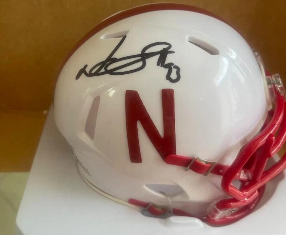 NDAMUKONG SUH SIGNED NEBRASKA SPEED MINI HELMET BECKETT AUTHENTIC
