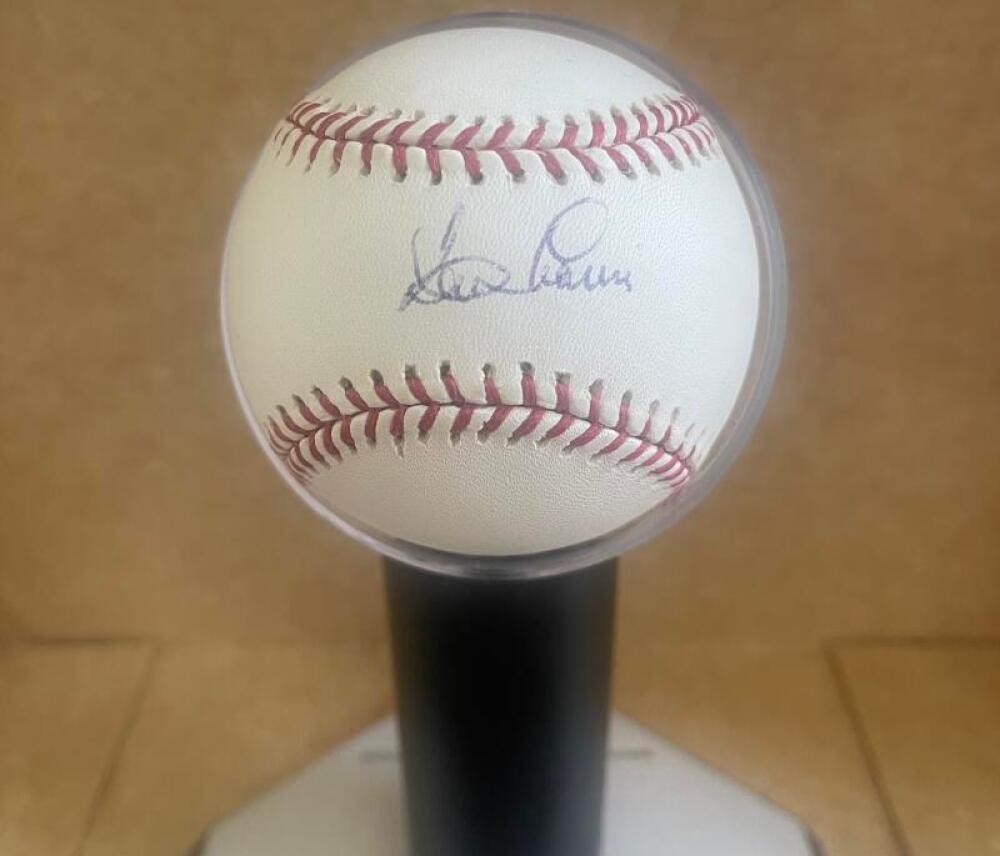 CLEM LABINE BROOKLYN DODGERS SIGNED AUTOGRAPHED M.L. BASEBALL BECKETT AUTH