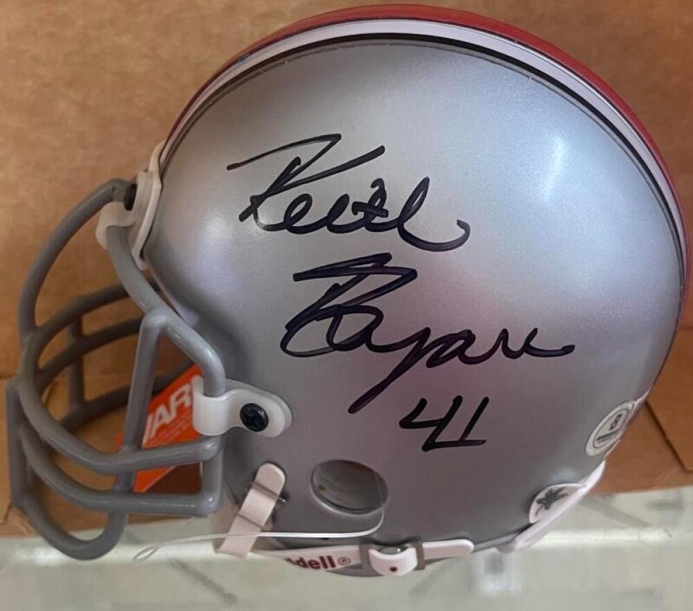 KEITH BYARS OHIO STATE BUCKEYES SIGNED AUTHENTIC MINI HELMET BECKETT