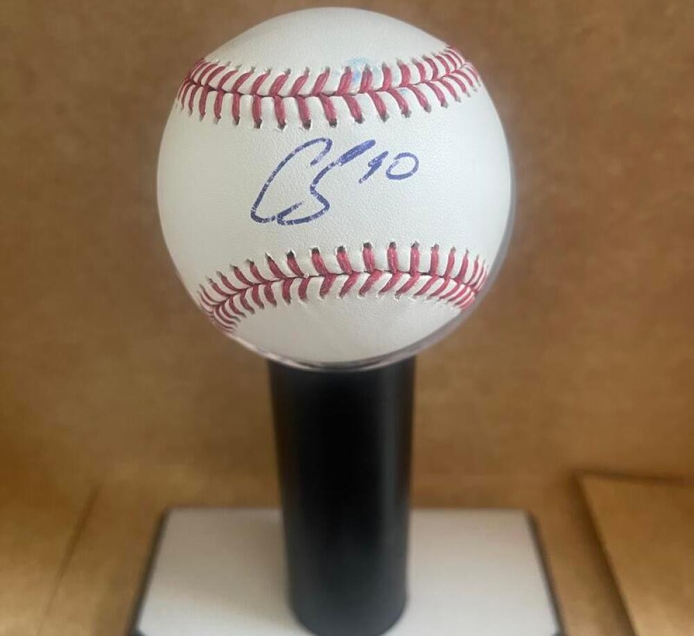 CAM SMITH HOUSTON ASTROS SIGNED AUTOGRAPHED M.L. BASEBALL BECKETT AUTH