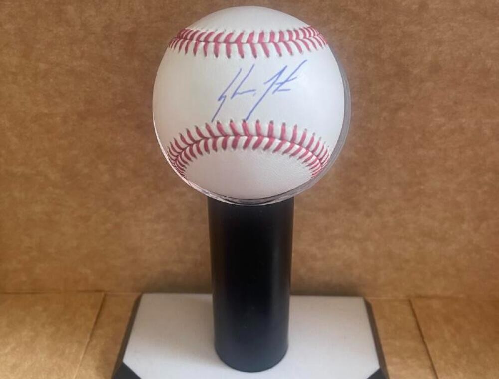 SHAWON DUNSTON CUBS/CARDINALS /METS SIGNED AUTOGRAPHED M.L. BASEBALL BECKETT AUT