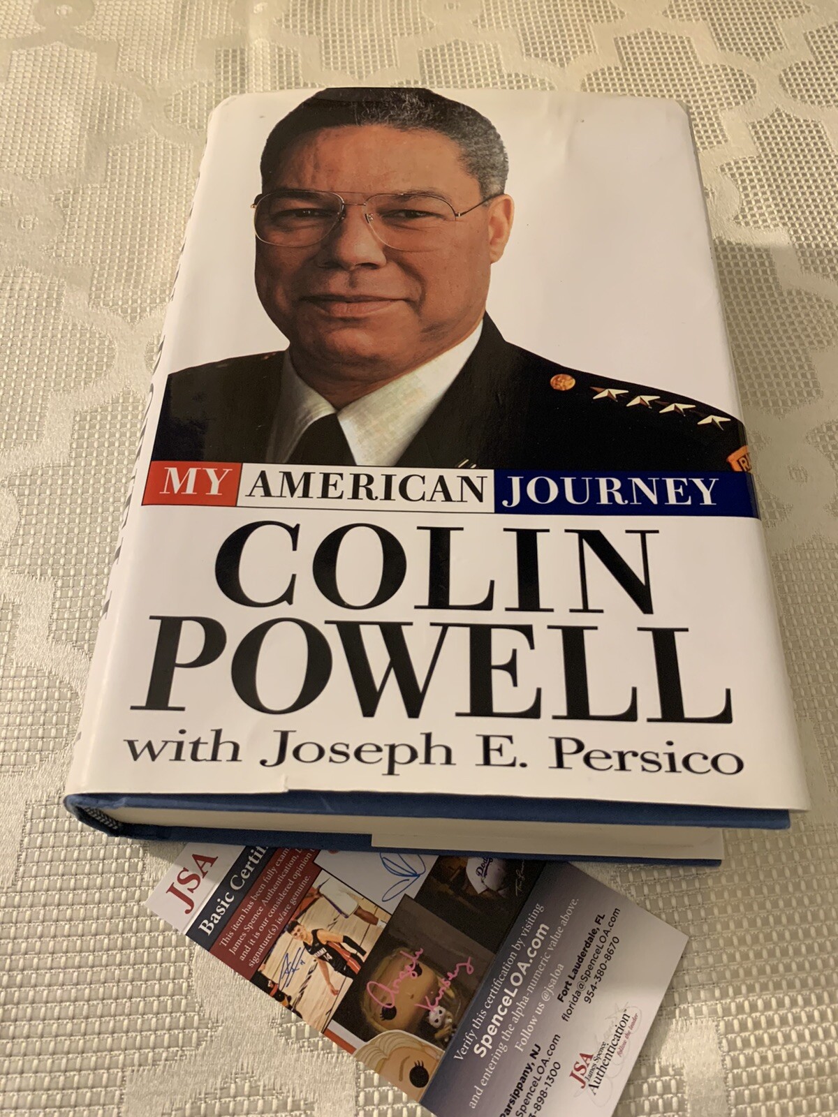 My American Journey SIGNED Colin Powell Book ‘95 Hardcover JSA Authenticated COA