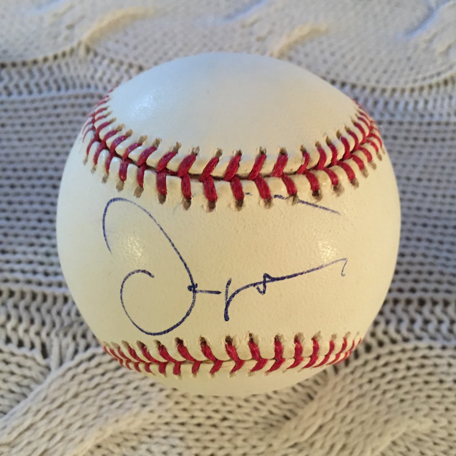 Oliver Perez Signed Baseball Autographed Official Authentic Rawlings ROMLB