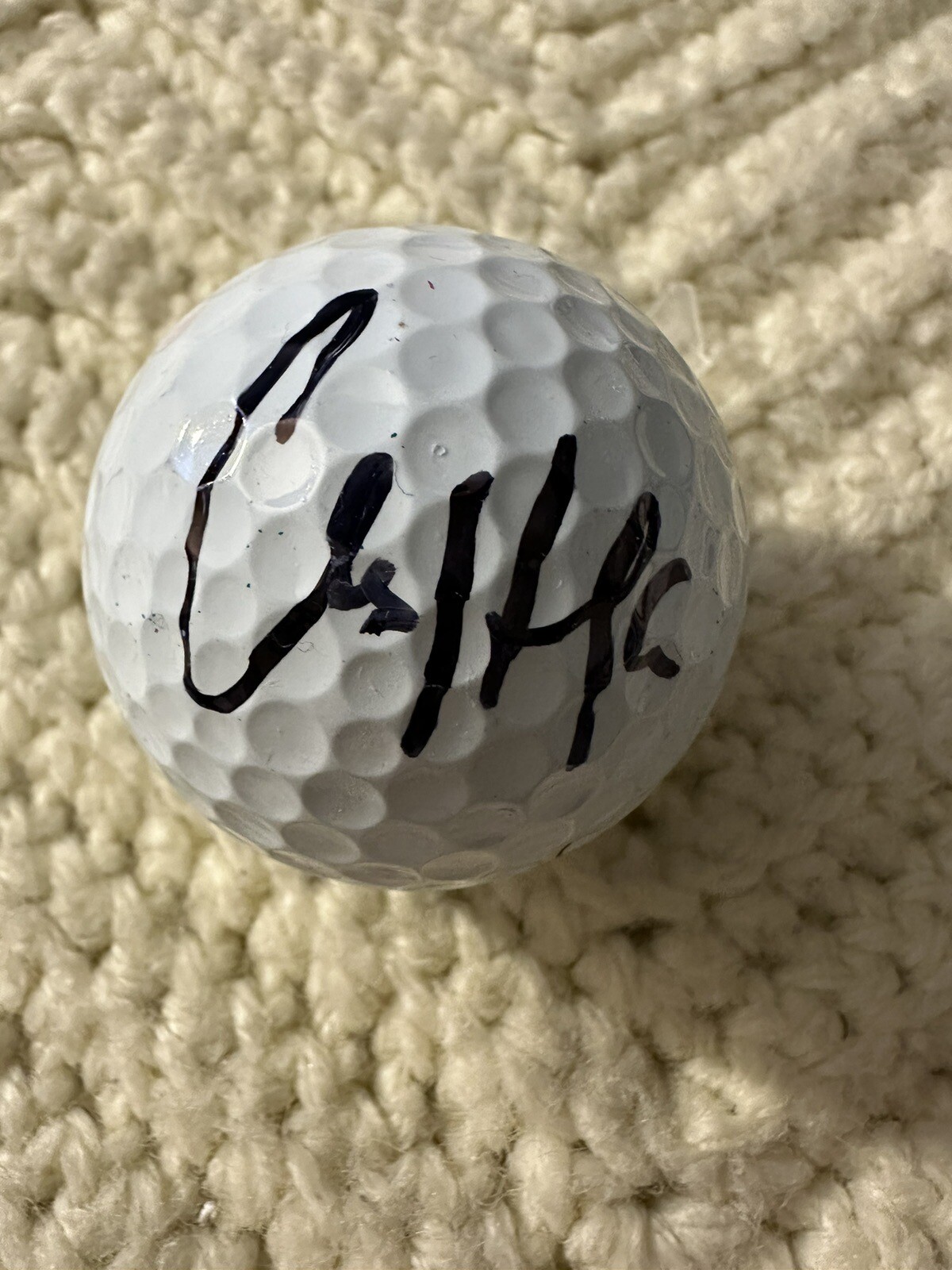 Chris Kirk Signed Golf Ball Pga Tour Autographed