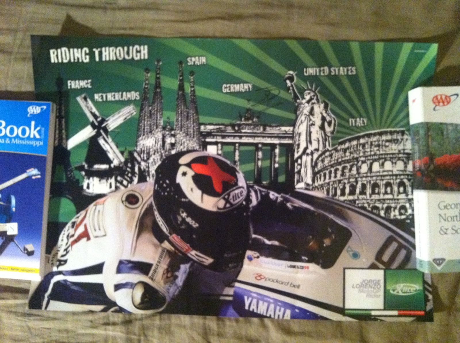 Jorge Lorenzo Signed Poster Autographed