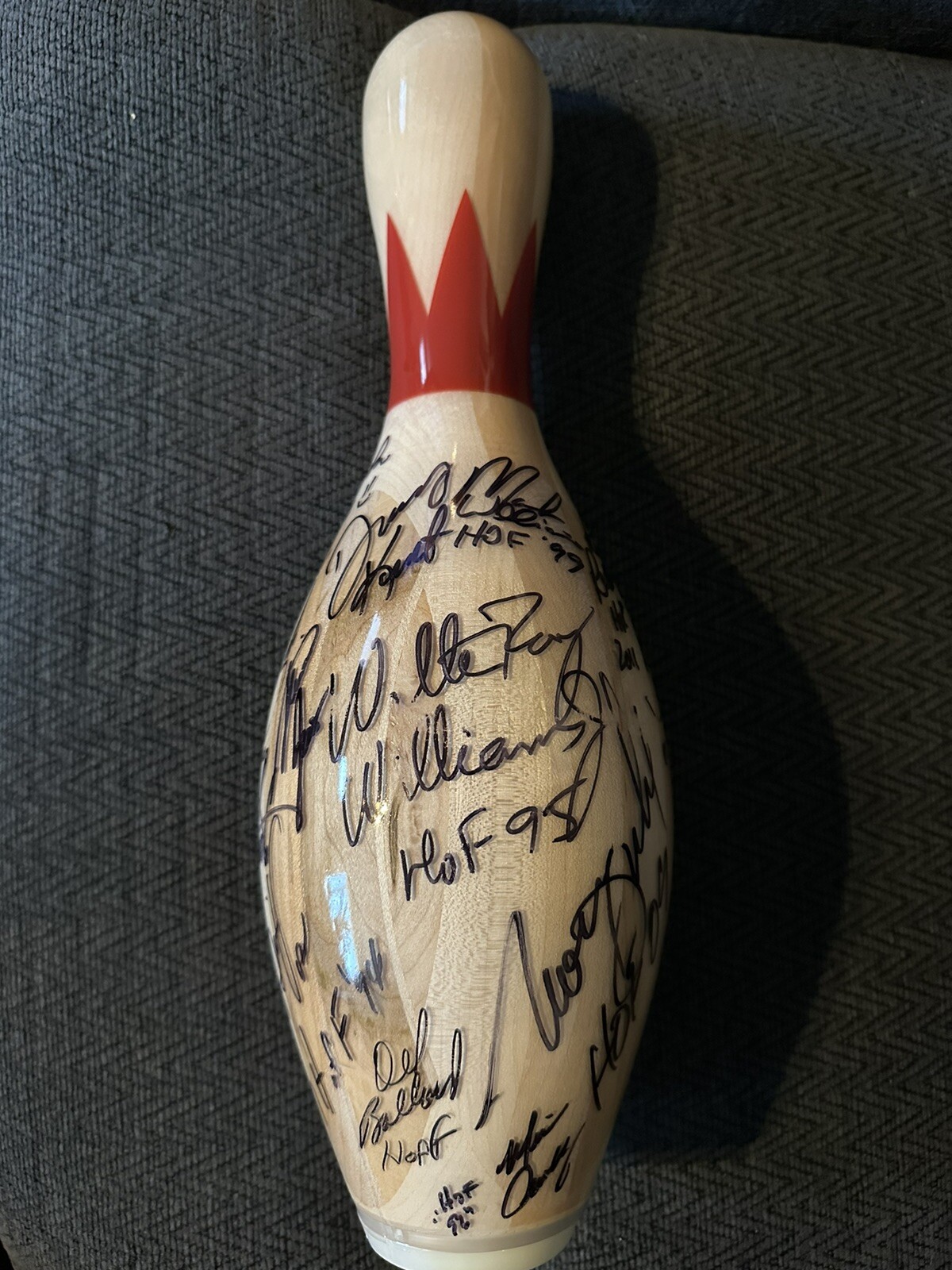 27 Hall Of Fame Professional Bowlers Signed Pba Bowling Pin Pete Weber Autograph