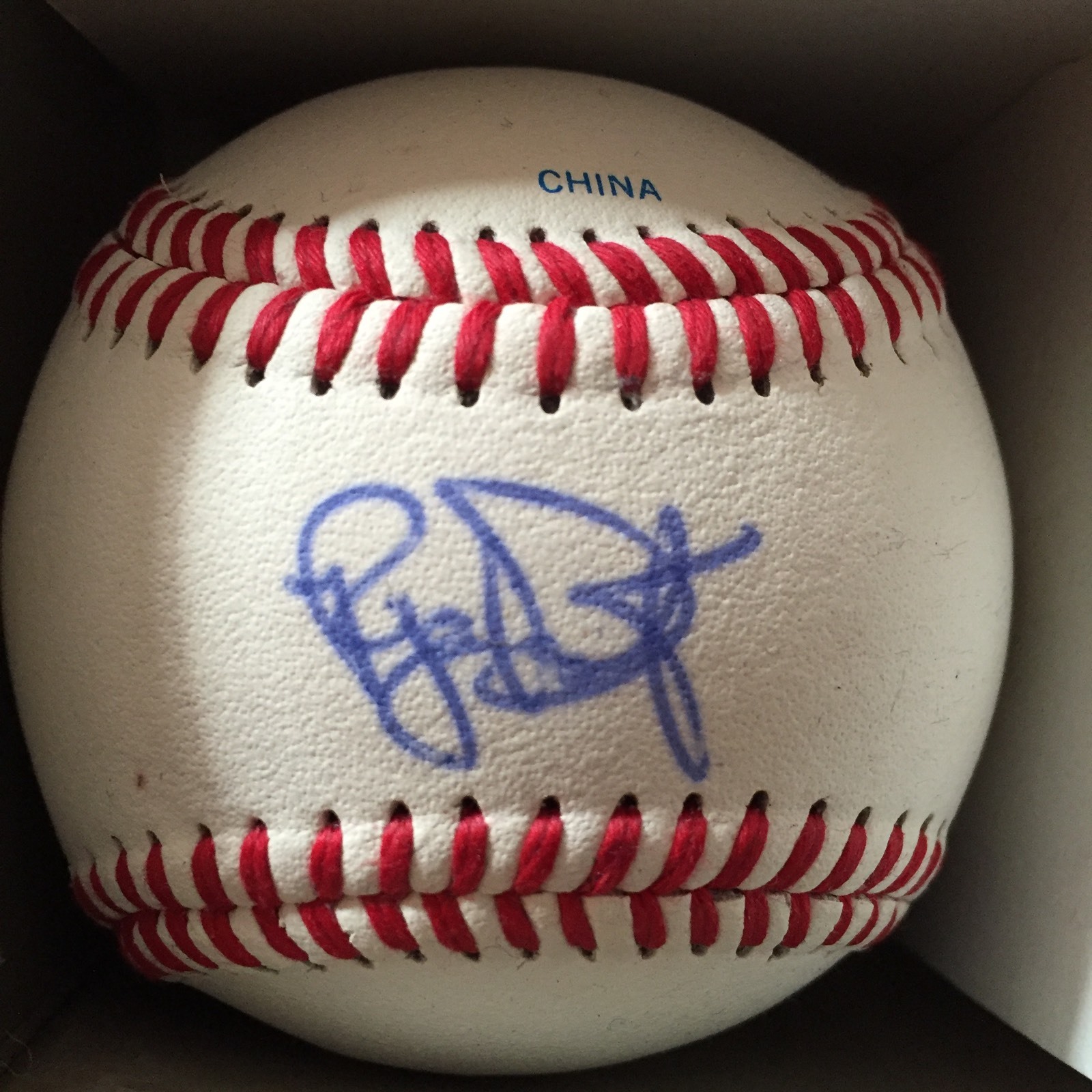 Ryan Doumit Signed Baseball Autographed Official League Leather Ball