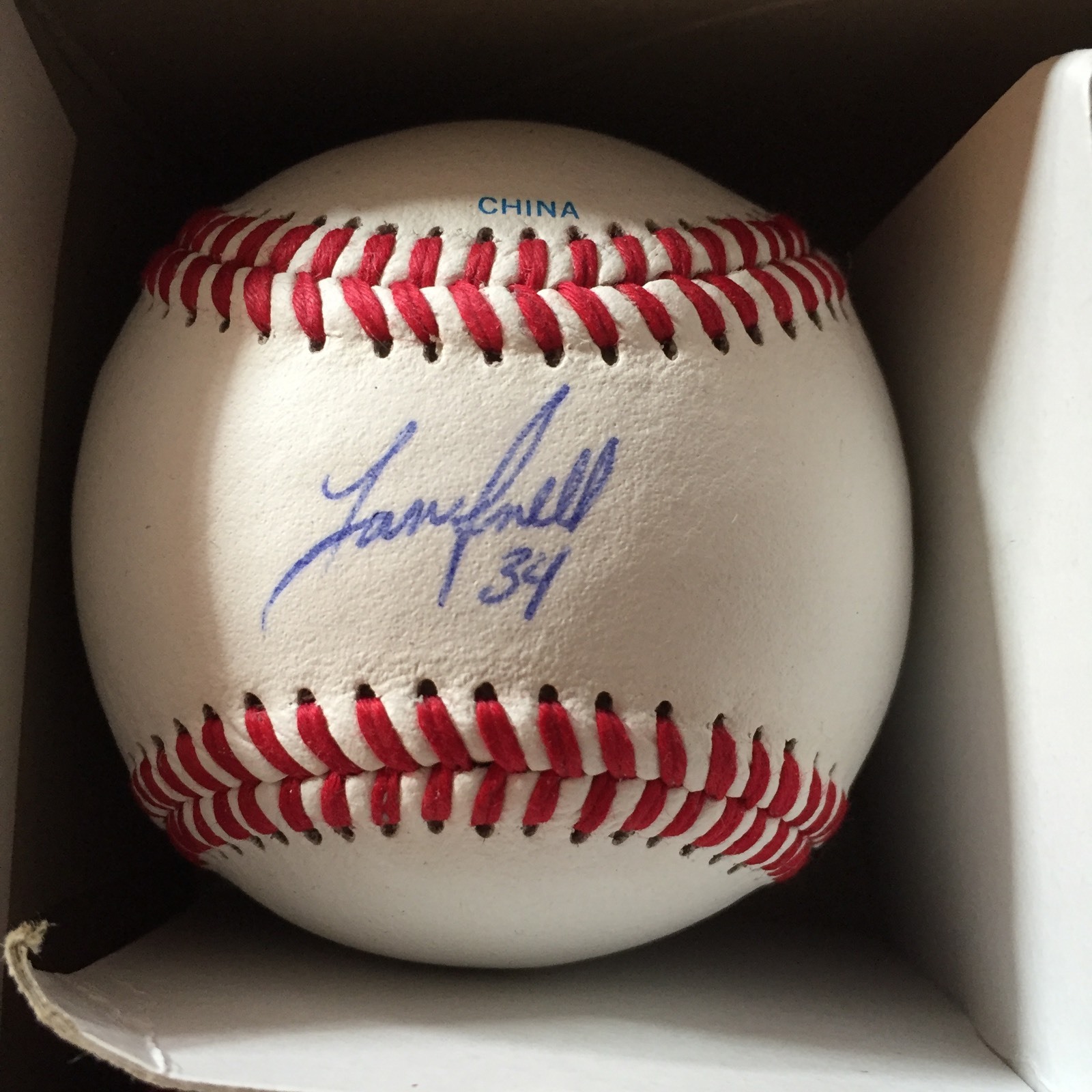 Ian Snell Signed Baseball Autographed Official League Leather Ball