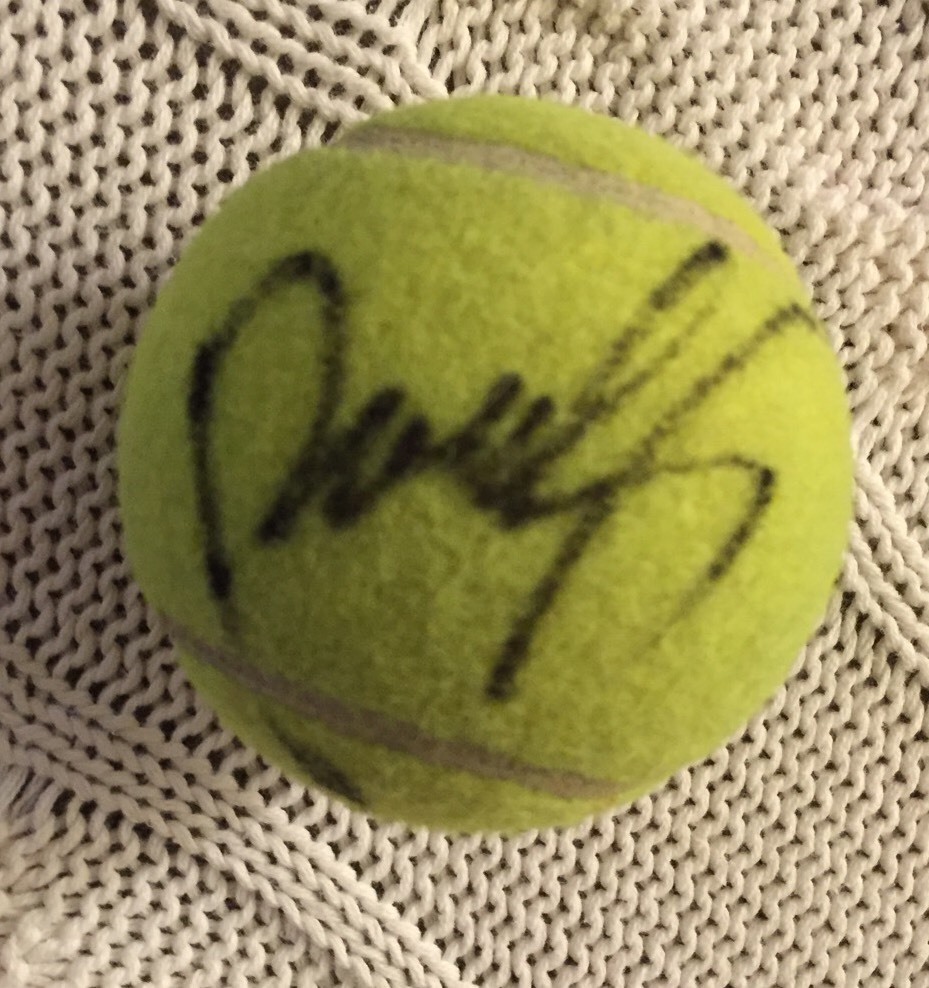 Paradorn Srichiphan Signed Tennis Ball