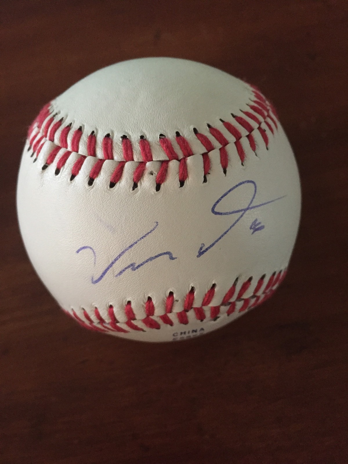 Victor Robles Signed Baseball Autographed Official League Leather Ball Nationals