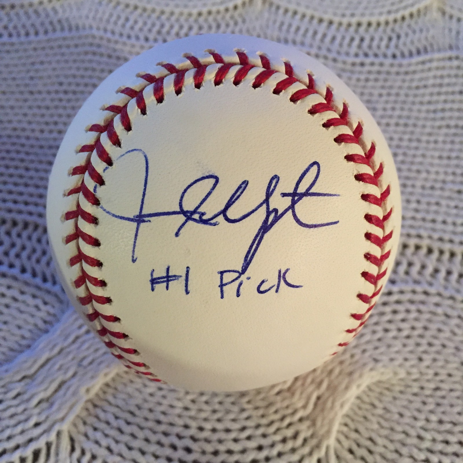 Justin Upton Signed Baseball Autographed Official Authentic Rawlings ROMLB