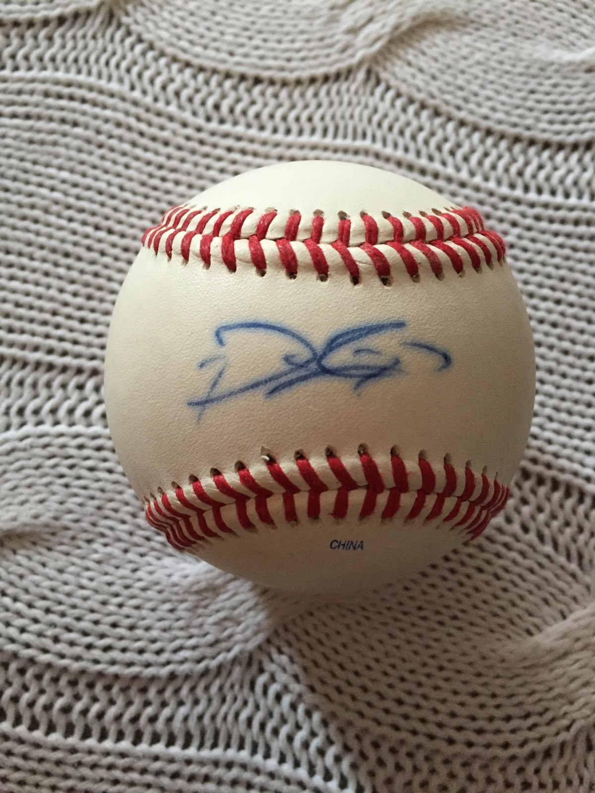 Prince Fielder Signed Baseball Autographed Official League Leather Ball