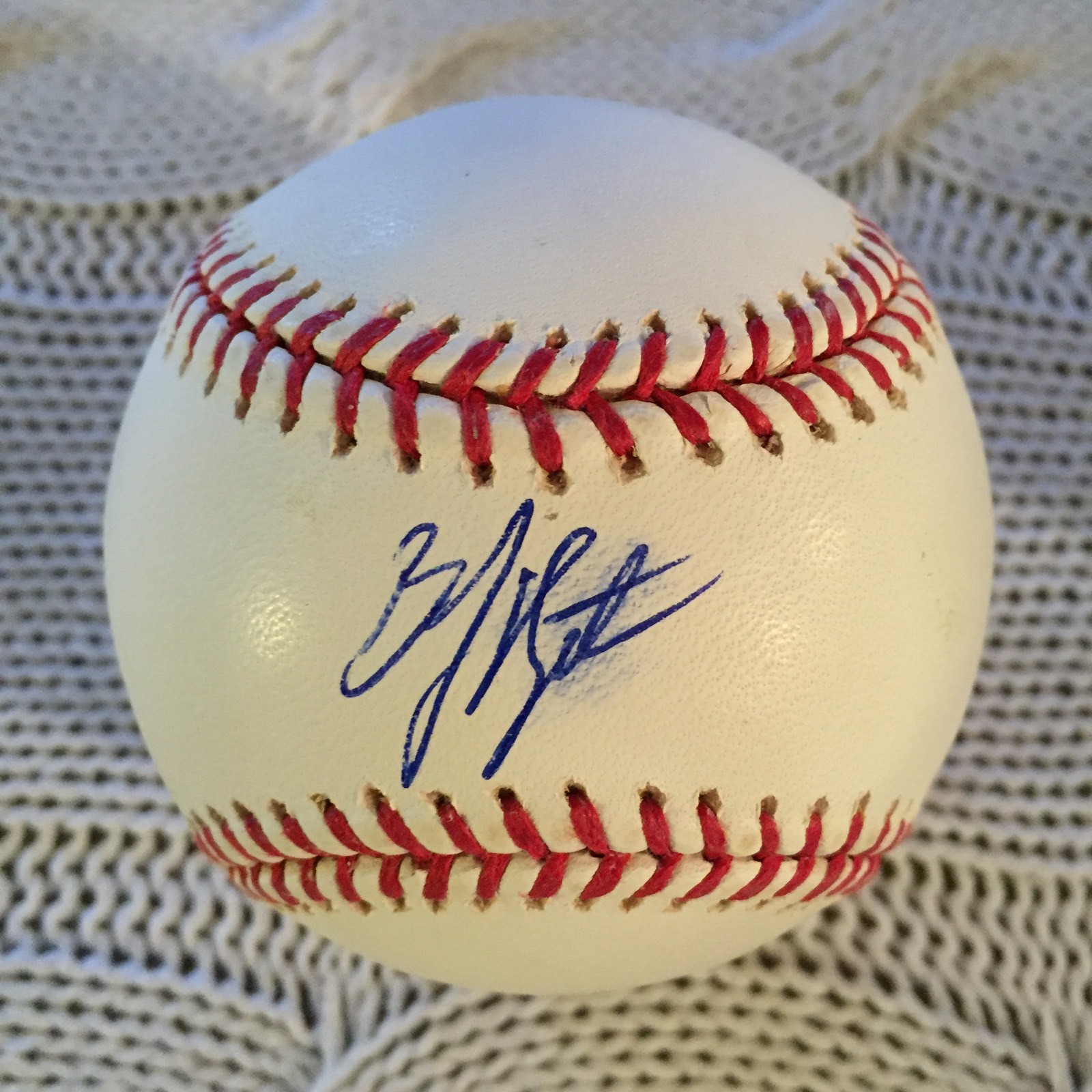 B J Upton Signed Baseball Autographed Official Authentic Rawlings ROMLB