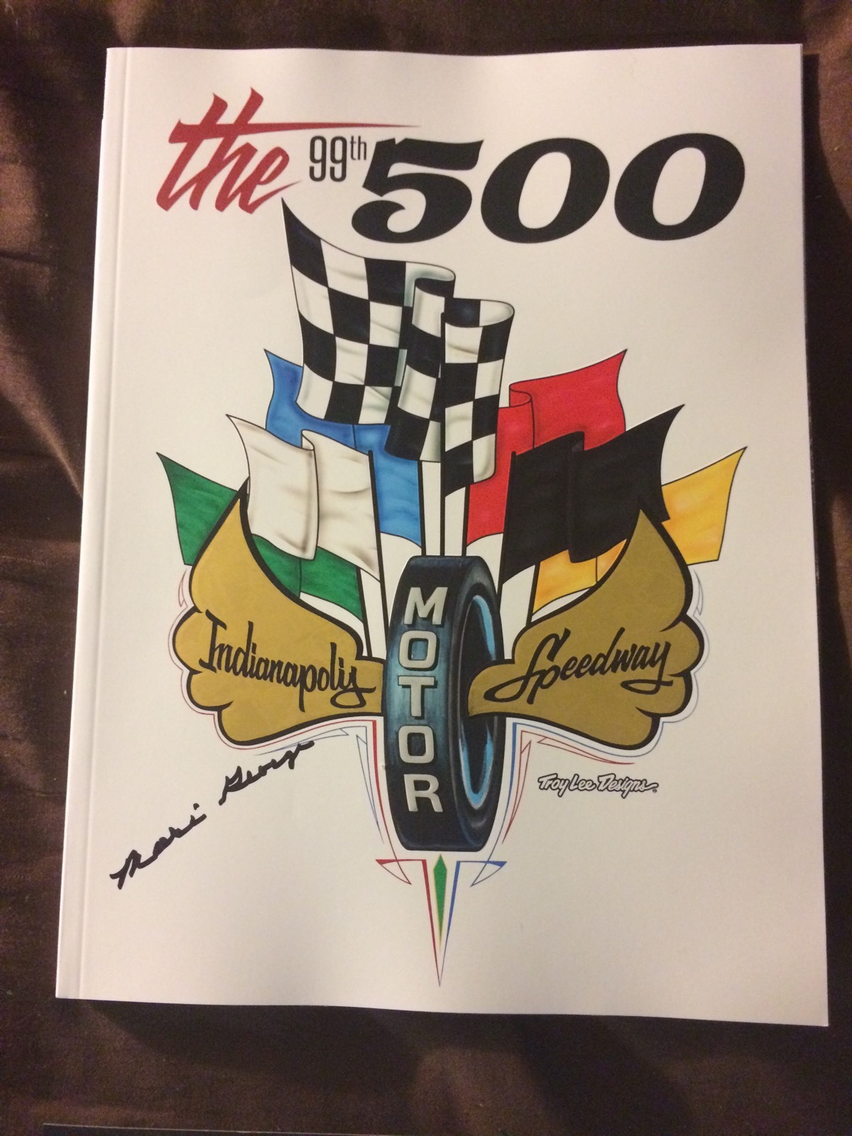 Mari Hulman George Indy 500 Signed 2015 Program Autographed Indianapolis