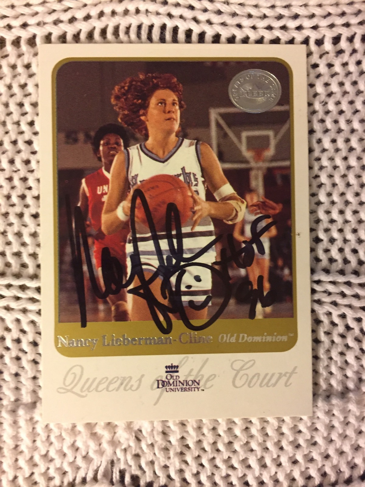 Signed Trading Card Nancy Lieberman Cline Fleer Greats Of The Game