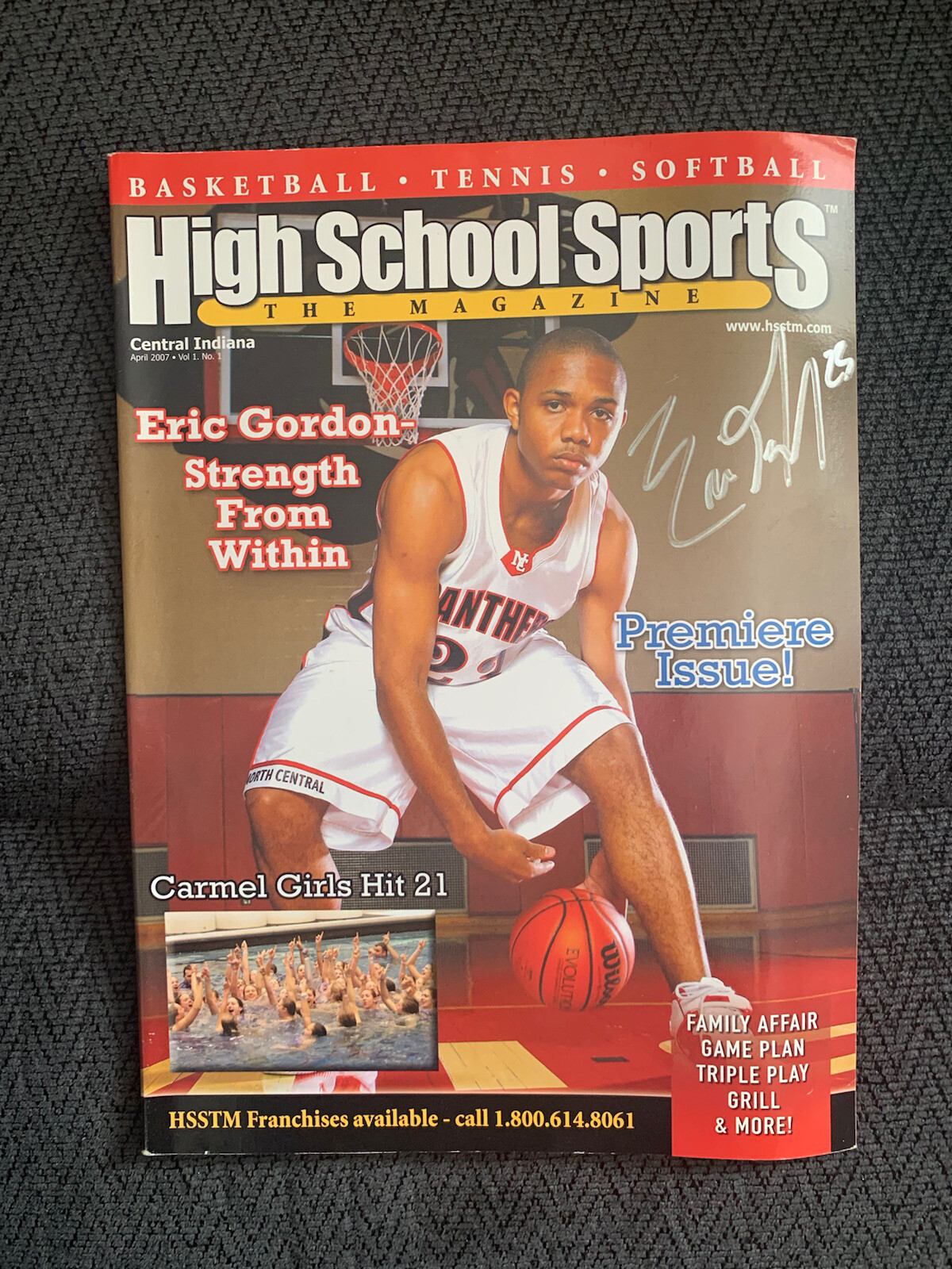 Eric Gordon Signed Magazine Autographed