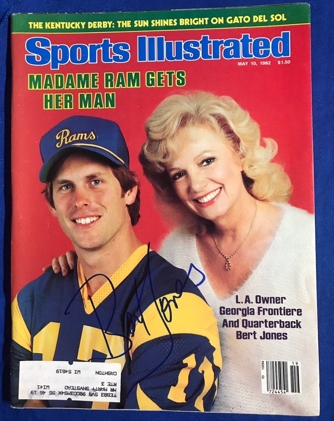 Bert Jones Signed Sports Illustrated Magazine Autographed
