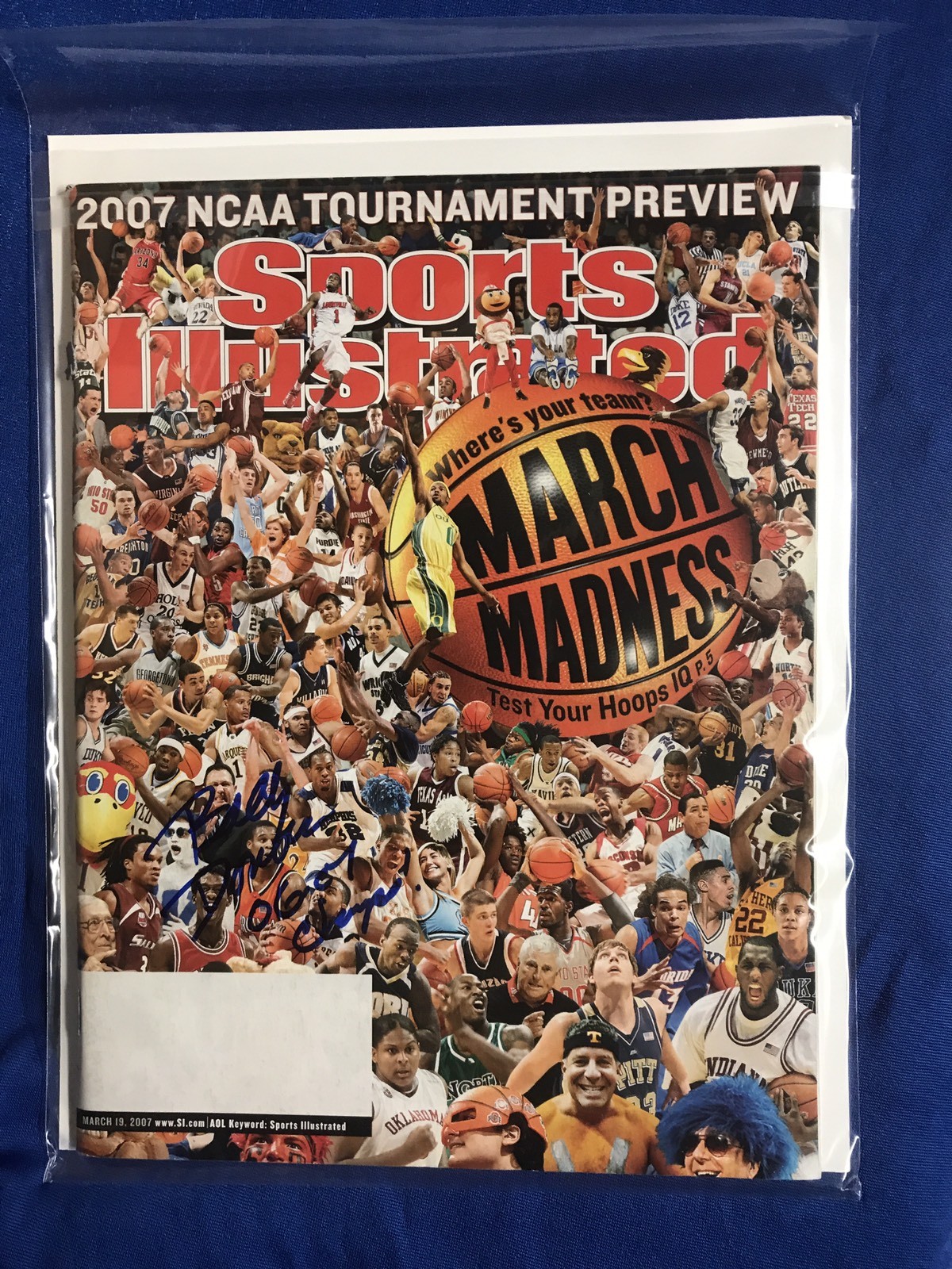 Billy Donovan Signed Sports Illustrated Magazine Autographed 2007 NCAA Tourney