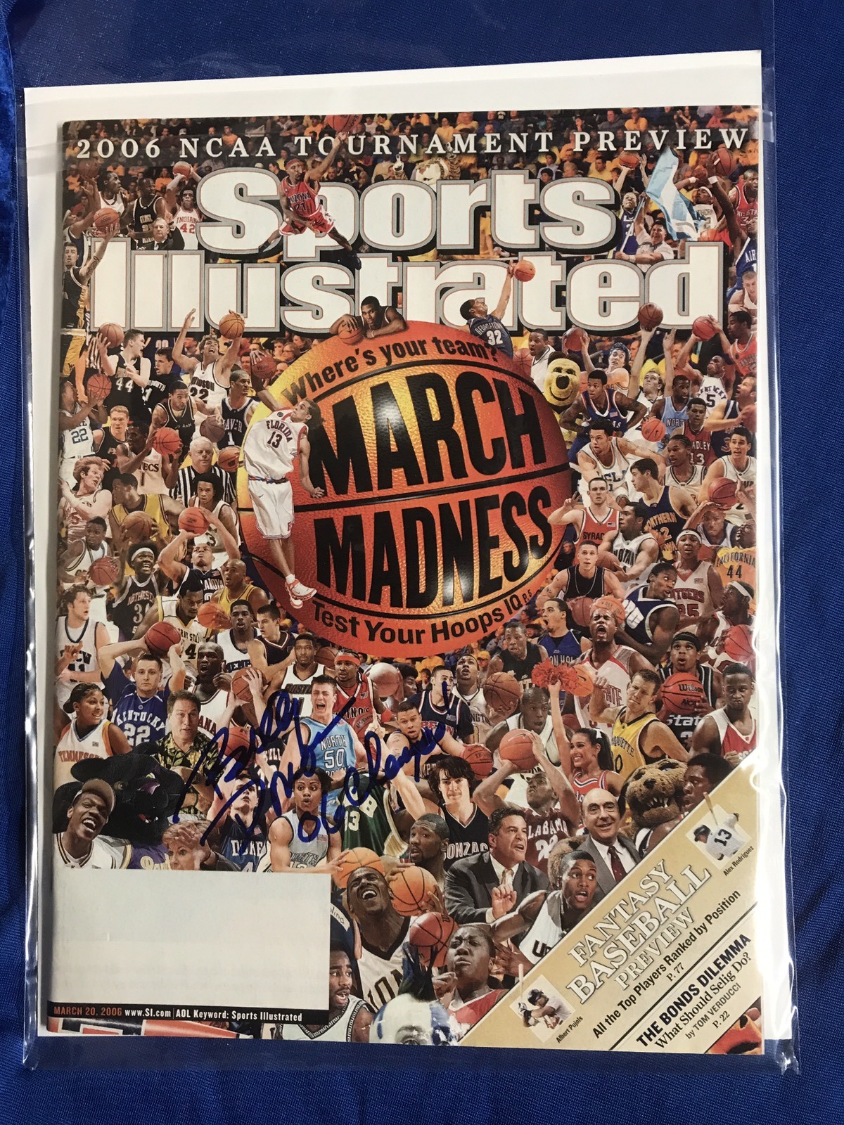 Billy Donovan Signed Sports Illustrated Magazine Autographed 2006 NCAA Tourney