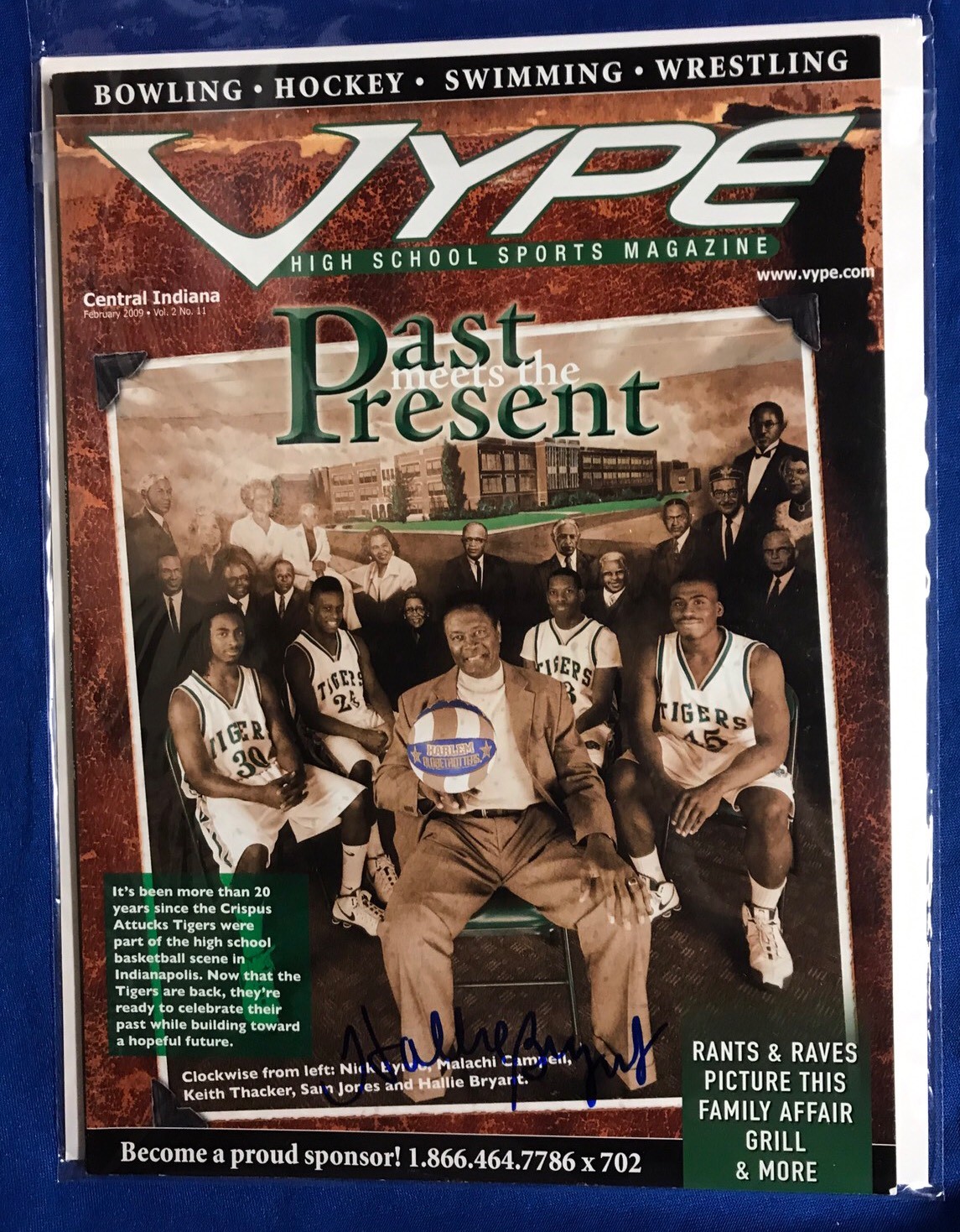 Hallie Bryant Signed Magazine Autographed Basketball