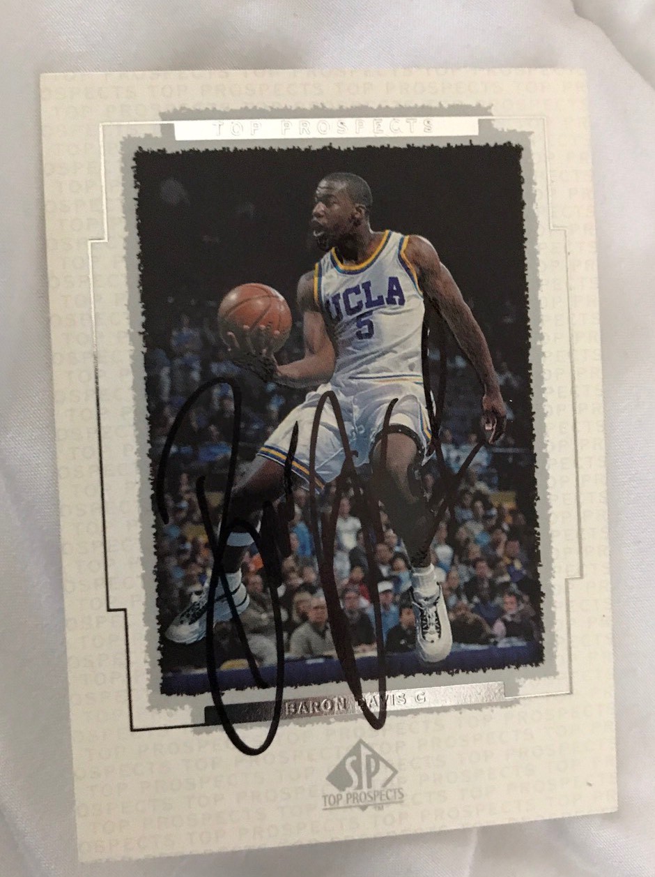 Baron Davis Signed Trading Card Autographed