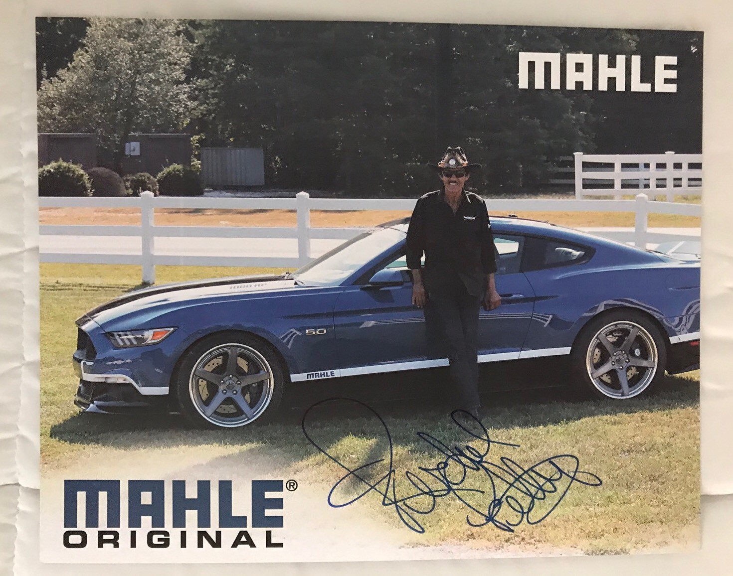 Richard Petty 2017 PRI Show Handout Mahle Promo Card Very Rare
